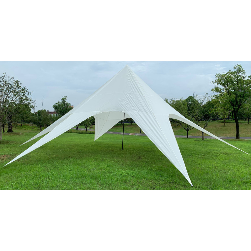 Carpa en Forma de Estrella Blanco