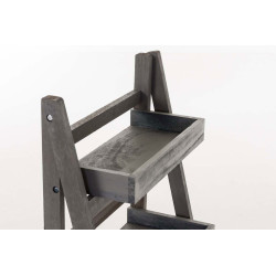 Estantería Escalera Dorin Marrón oscuro
