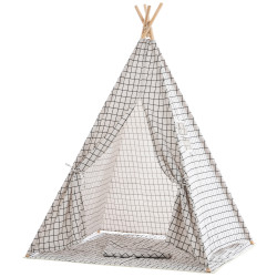 Tipi Infantil Esna Gris a cuadros