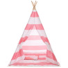 Tipi Infantil Esna Rosado a rayas