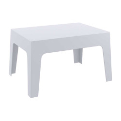 Mesa auxiliar Box 70x50 cm Gris claro