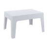 Mesa auxiliar Box 70x50 cm Gris claro