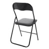 Silla plegable Felix Negro/negro