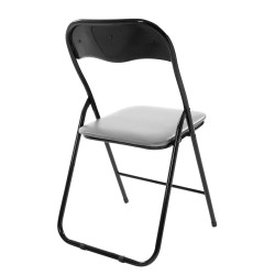 Silla plegable Felix Gris/negro