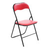 Silla plegable Felix Rojo/negro