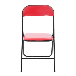 Silla plegable Felix Rojo/negro