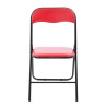 Silla plegable Felix Rojo/negro