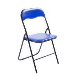 Silla plegable Felix Azul/negro