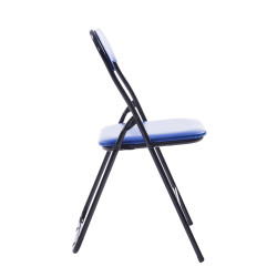 Silla plegable Felix Azul/negro