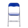 Silla plegable Felix Azul/plateado