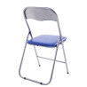 Silla plegable Felix Azul/plateado