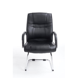 Silla Cantiléver XXL Attila Negro