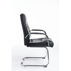 Silla Cantiléver XXL Attila Negro
