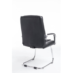 Silla Cantiléver XXL Attila Negro