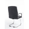 Silla Cantiléver XXL Attila Negro