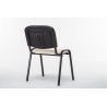Silla de Conferencia KEN Crema