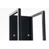 Leñero Spark Negro mate,120 cm
