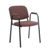 Silla de Confidente Ken Pro en Tela Marrón