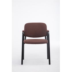 Silla de Confidente Ken Pro en Tela Marrón
