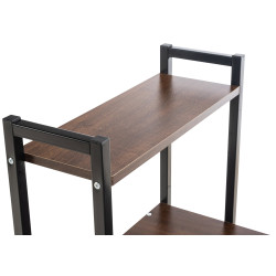 Escritorio Poe De Madera De Caoba Nogal