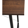 Escritorio Poe De Madera De Caoba Nogal