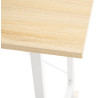 Escritorio Poe De Madera De Caoba ahorn