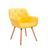 Silla de Comedor Cassidy Amarillo,Natural