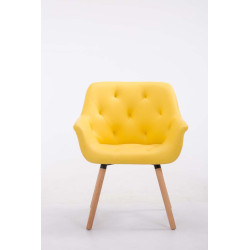 Silla de Comedor Cassidy Amarillo,Natural