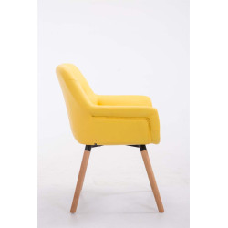 Silla de Comedor Cassidy Amarillo,Natural