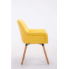 Silla de Comedor Cassidy Amarillo,Natural