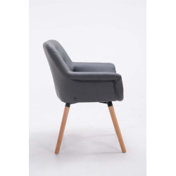 Silla de Comedor Cassidy Gris,Natural