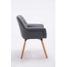 Silla de Comedor Cassidy Gris,Natural