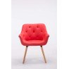 Silla de Comedor Cassidy Rojo,Natural