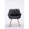 Silla de Comedor Cassidy Negro,Natural