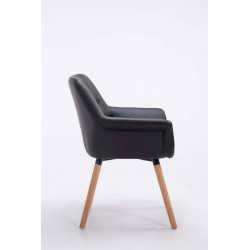 Silla de Comedor Cassidy Negro,Natural