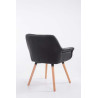 Silla de Comedor Cassidy Negro,Natural