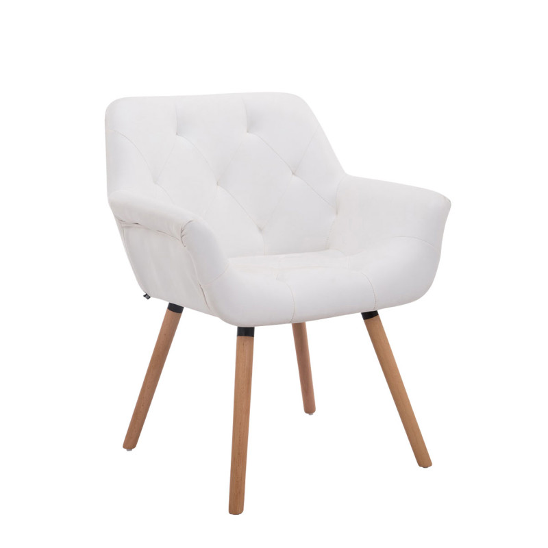 Silla de Comedor Cassidy Blanco,Natural