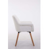 Silla de Comedor Cassidy Blanco,Natural