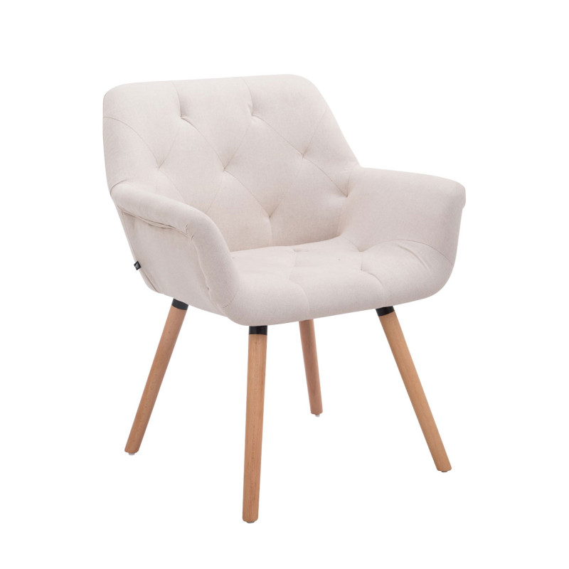Silla De Comedor Cassidy En Tela Beige,Natural