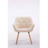 Silla De Comedor Cassidy En Tela Crema,Natural