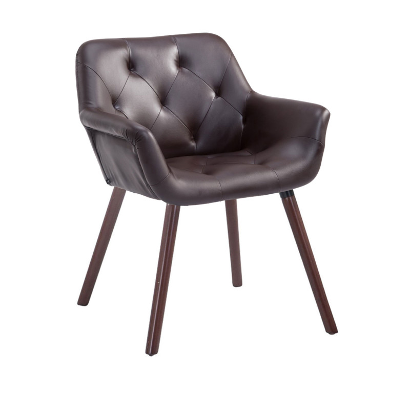 Silla de Comedor Cassidy Marrón,Nogal