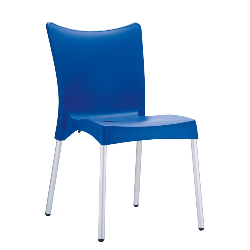 Silla Apilable Juliette Azul