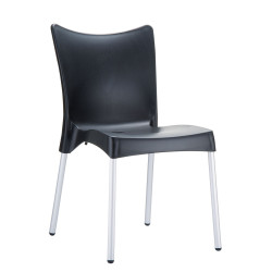 Silla Apilable  Juliette Negro