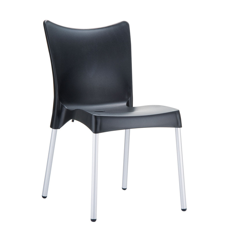 Silla Apilable  Juliette Negro