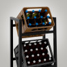 Estantería para Cajas de Bebidas Stack Negro,75x47x31 cm