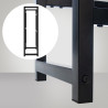Estantería para Cajas de Bebidas Stack Negro,116x47x31 cm