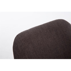 Silla De Comedor Borneo V2 En Tela Gris oscuro,Nogal