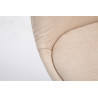 Silla De Comedor Borneo V2 En Tela Crema,Blanco
