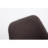 Silla De Comedor Borneo V2 En Tela Gris oscuro,Blanco
