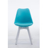 Silla De Comedor Borneo V2 Azul,Blanco
